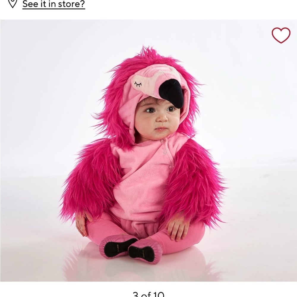 Pottery Barn Kids Pink Flamingo Costume - Never Worn